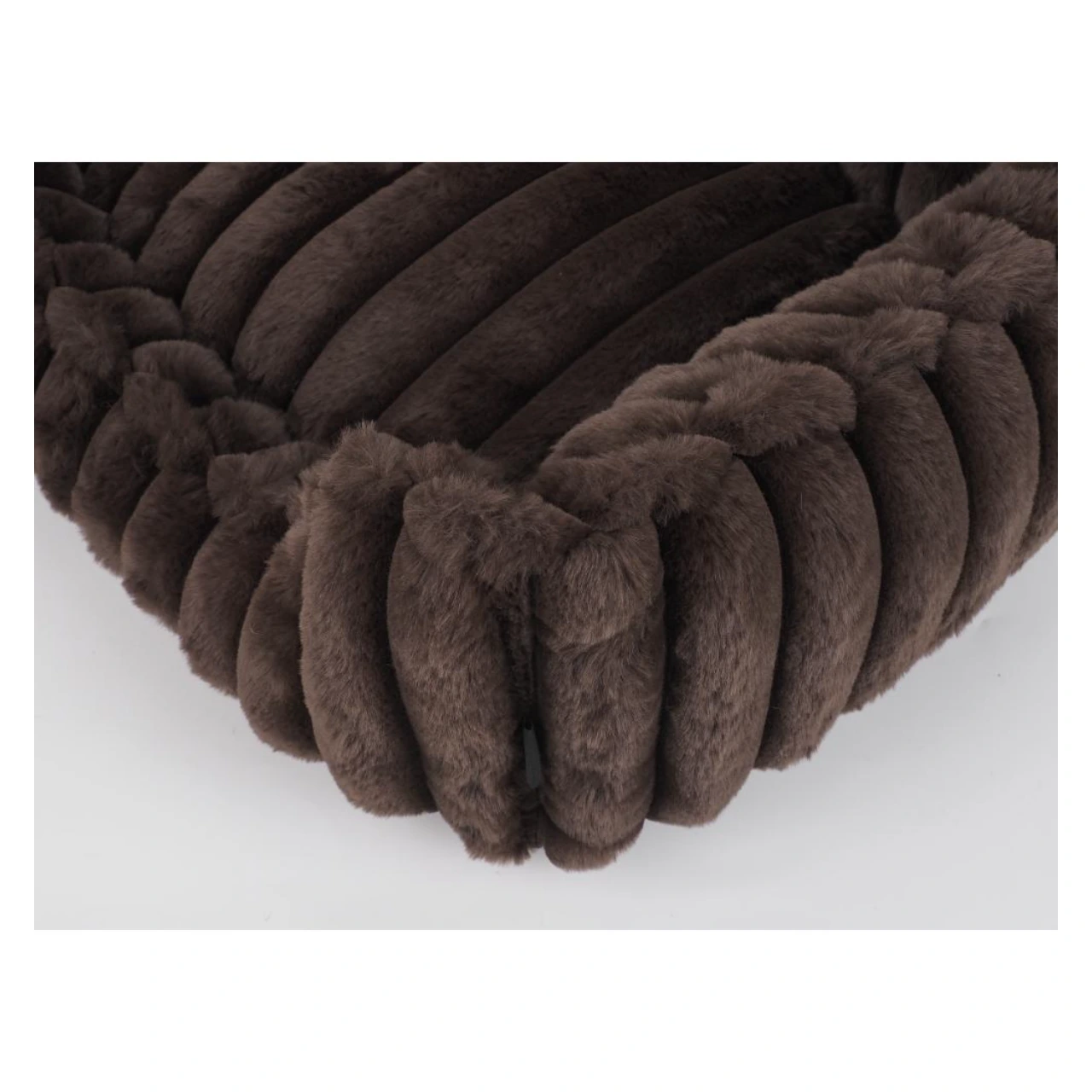 Nordic Paws Ripple Square hundeseng S Brun 50 x 43 x 17 cm